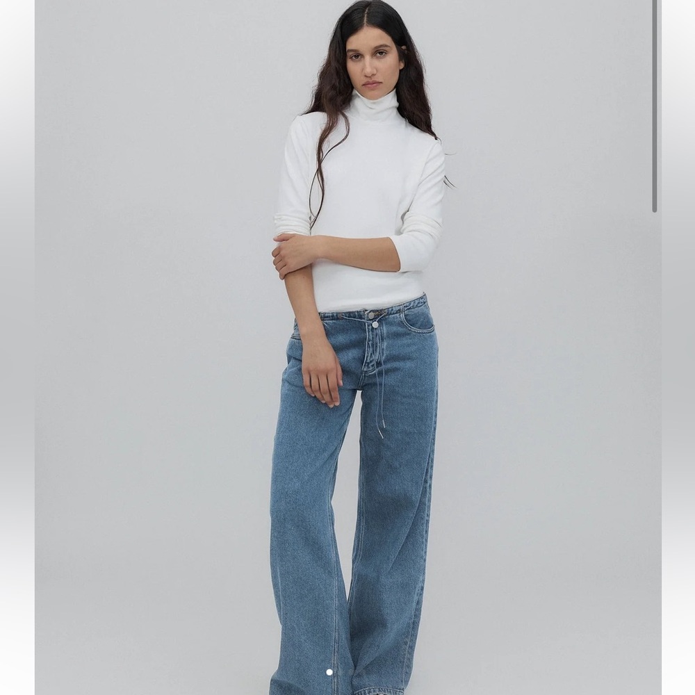 Low Rise STILL HERE NYC Blue Jeans